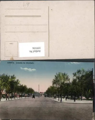 359336,Lisboa Lissabon Avenida da Liberdade Straßenansicht