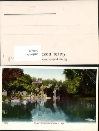 378924,Portugal Porto Palacio de Crystal Cristal Lago Teich