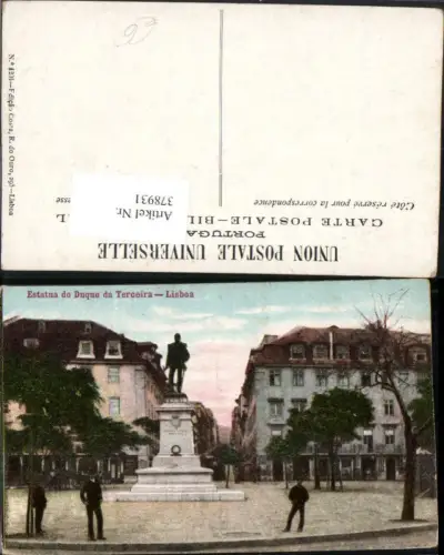378931,Portugal Lisboa Lissabon Estatua do Duque da Terceira Denkmal Statue