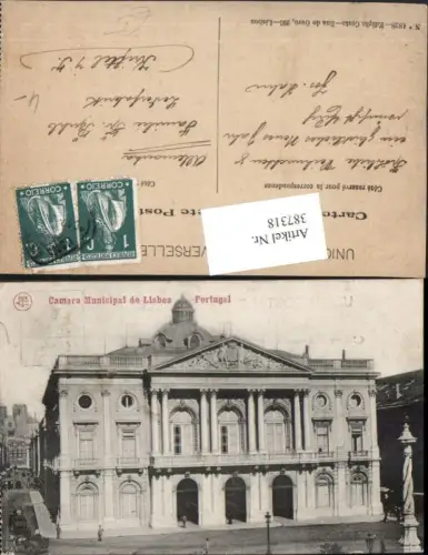 387318,Portugal Lisboa Lissabon Camara Municipal Gebäude