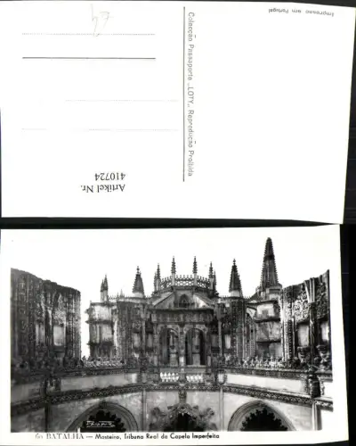 410724,Portugal Batalha Mosteiro Tribuna Real da Capelo Imperfeita Kloster