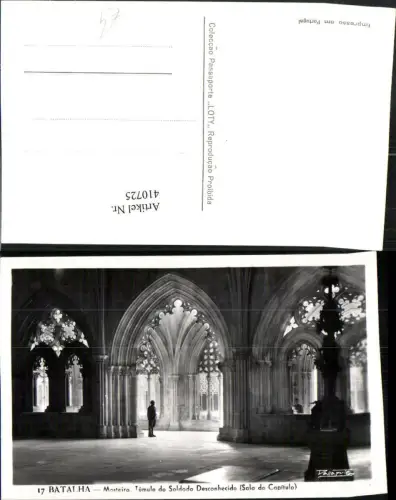 410725,Portugal Batalha Mosteiro Tumulo do Soldado Desconhecido Sala Capitulo Kloster