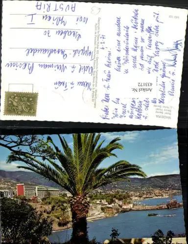 433172,Portugal Madeira Teilansicht m. Hotel Savoy Palme