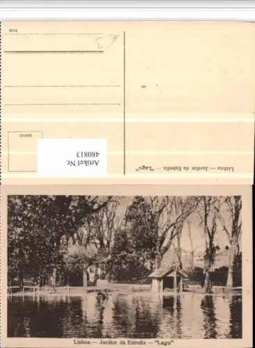 480813,Portugal Lisboa Lissabon Jardim da Estrella Lago Teich