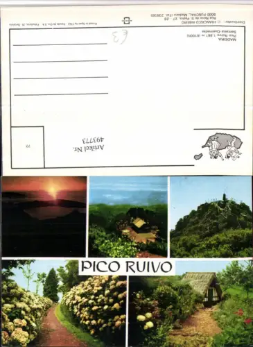 493773,Portugal Madeira Pico Ruivo Ansichten Mehrbildkarte