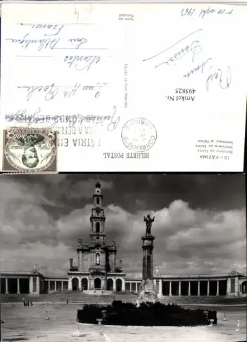 495825,Portugal Fatima Santuario de Fatima Kirche Säule