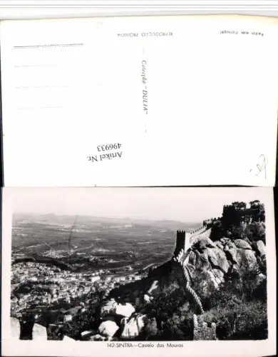 496933,Portugal Sintra Castelo dos Mouros Festung Mauer