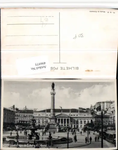 496975,Portugal Lisboa Lissabon Praca de D. Pedro Iv Platz Brunnen Säule