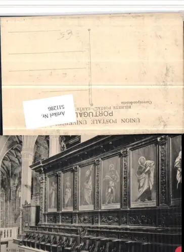511286,Portugal Kirche Innenansicht Coro Chorgestühl