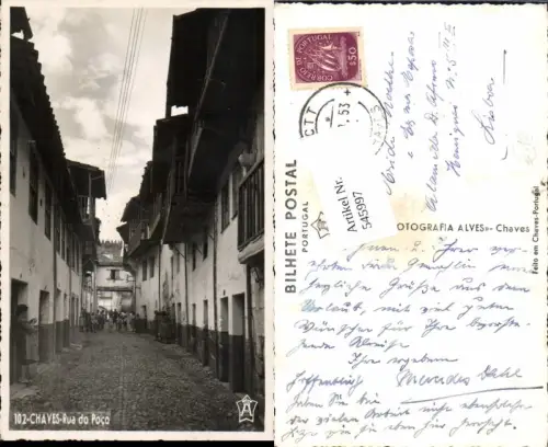 545997,Portugal Norte Vila Real Chaves Rua do Poco Tras os montes