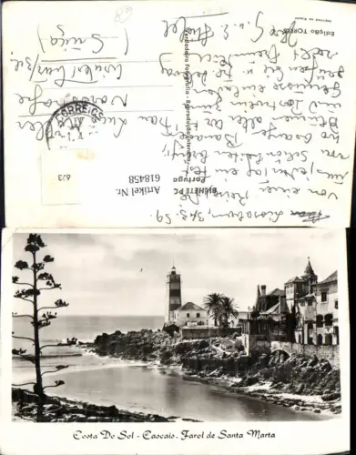 618458,Costa del Sol Cascais Farol de Santa Marta Leuchtturm Portugal