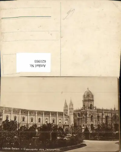 621993,Lissabon Lisaboa Belem Convento dos Jeronymos Portugal