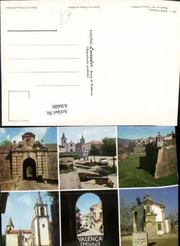 636686,Mehrbild Ak Valenca Minho Portugal