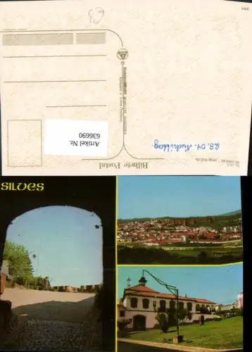 636690,Mehrbild Ak Silves Algarve Portugal