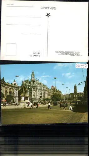 671131,Porto Freiheitsplatz u. Allierten-Allee Praca da Liberadade e Avenida dos Aliados Portugal