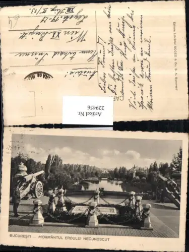 229456,Bucuresti Bukarest Mormantul Eroului Necunoscut Grabmal d. Unbekannten Soldaten