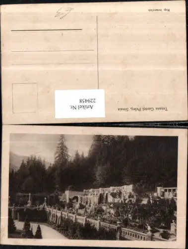 229458,Sinaia Terasa Castel Peles Schloss Terrasse