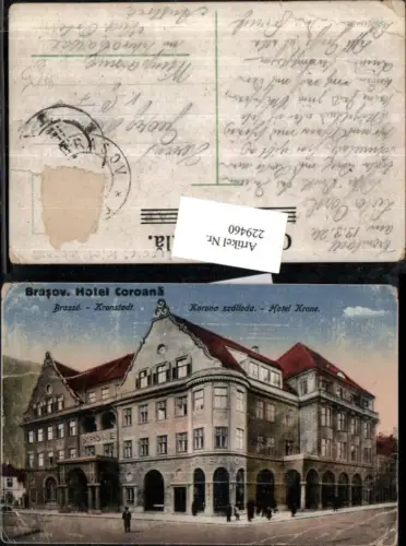 229460,Brasso Brasov Kronstadt Hotel Coroana Krone