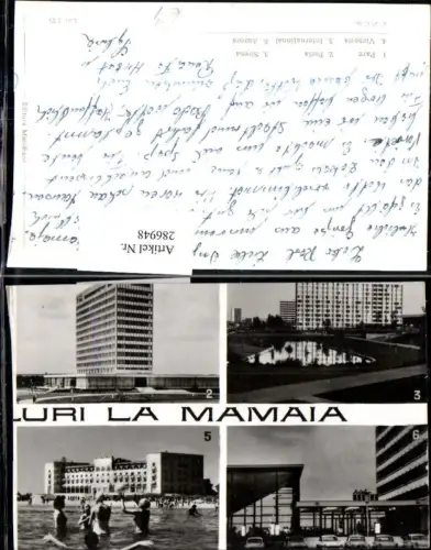 286948,Mamaia Hotel Perla Sirena International Aurora Mehrbildkarte Strand