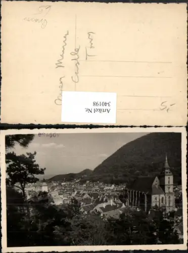 340198,Foto AK Brasov Totale Kirche
