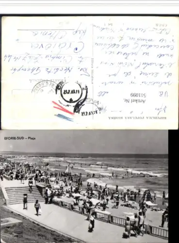 511099,Romania Eforie Sud Plaja Strandleben Strand