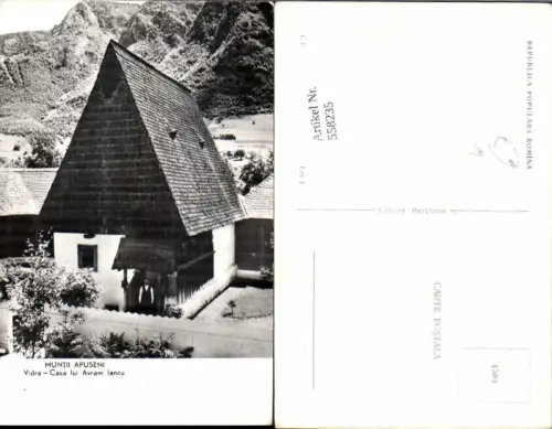 558235,Romania Muntii Apuseni Vidra Casa Iui Avram Iancu