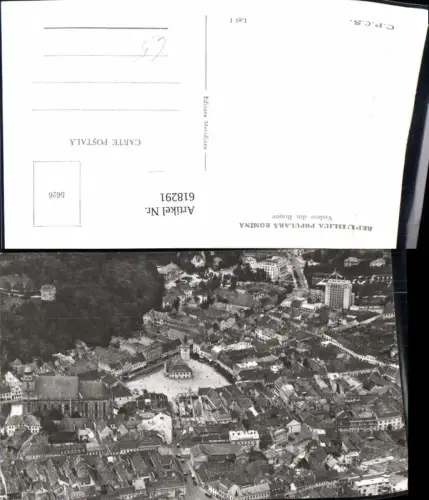 618291,Fliegeraufnahme Vedere din Brasov Romania