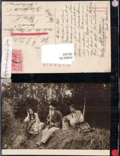 701393 Romania Bukarest Bucuresti Typen Zigeuner Gypsy Gipsy Type