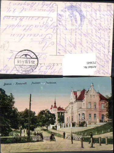 713641 Brasso Kronstadt Postwiese Feldpost