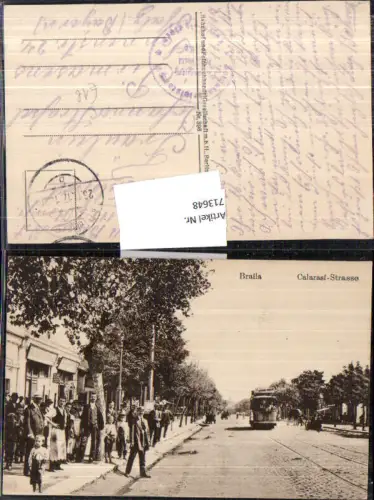 713648 Braila Calarasi Straße Tram Straßenbahn