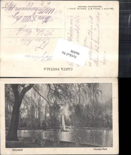 96498,Bukarest Cismigui Park