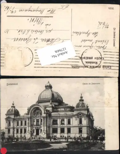 127668,Bukarest Bucuresti Cassa de Depunere