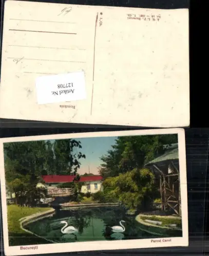127708,Bukarest Bucuresti Parcul carol
