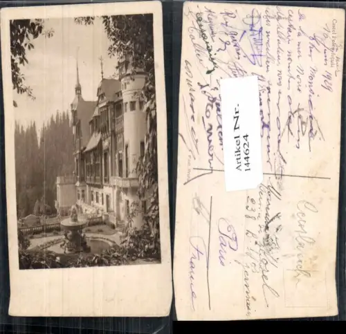 144624,Castel Peles fatada Sinaia Rumänien