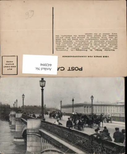 442094,Russia St. Petersburg Nicholas Bridge Brücke