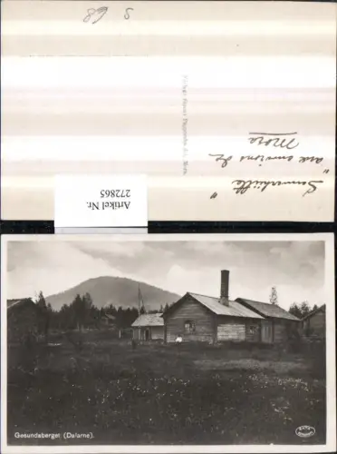 272865,Schweden Dalrana Mora Gesundaberget Hütten
