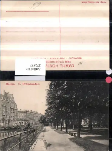 272877,Schweden Malmö S. Promenaden Promenade
