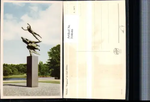 314646,Malmö Pegasus av Carl Milles Skulptur Statue