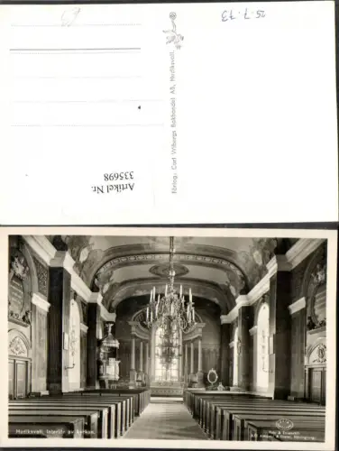 335698,Hudiksvall Interiör av kyrkan Kirche Innenansicht