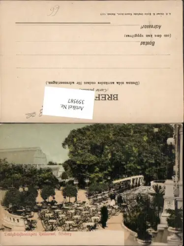 359587,Sweden Göteborg Trädgardsföreningens Restaurant Terrasse