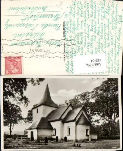 442454,Sweden Omberg Väversanda kyrka Kirche