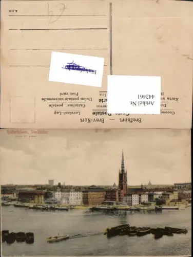 442461,Sweden Stockholm Riddarholmen Teilansicht