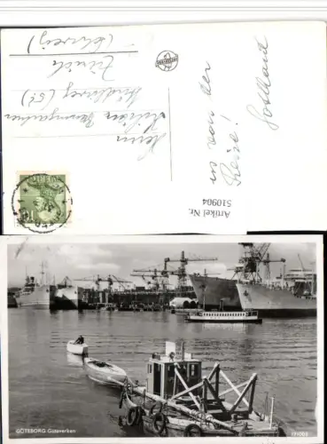 510904,Sweden Göteborg Götaverken Werft Dampfer Schiffe