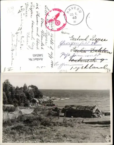 546545,Sweden Väddö Havet vid Nothamn b. Stockholm