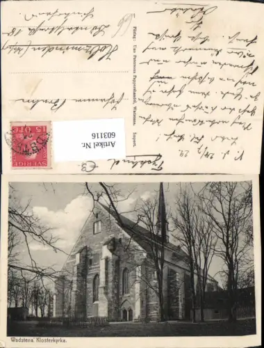 603116,Wadstena Klosterkyrka Kirche Sweden