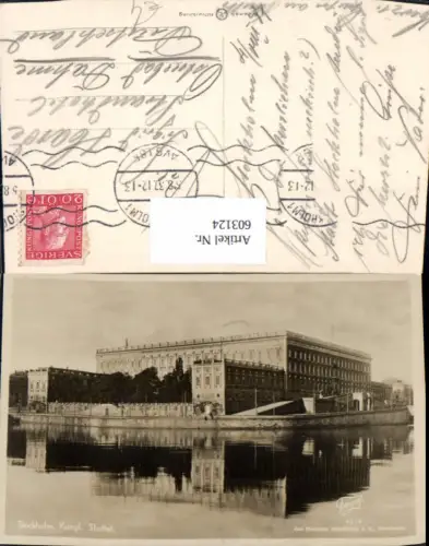603124,Foto Ak Stockholm Kungl. Slottet Schloss Sweden