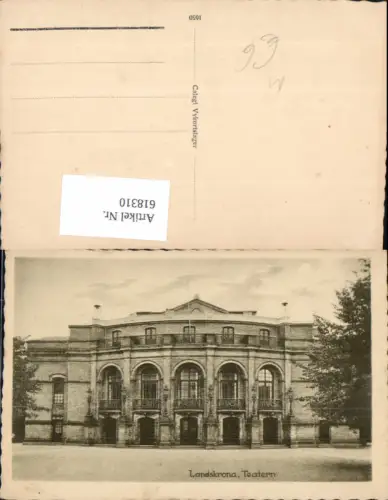 618310,Foto Ak Landskrona Teatern Theater Sweden