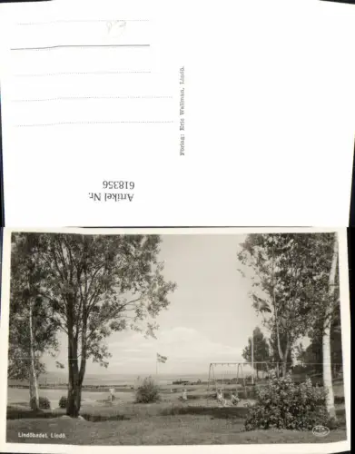 618356,Foto Ak Lindöbadet Lindö Sweden