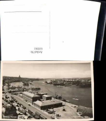 618361,Foto Ak Göteborg Hamnen Schiffe Dampfer Sweden