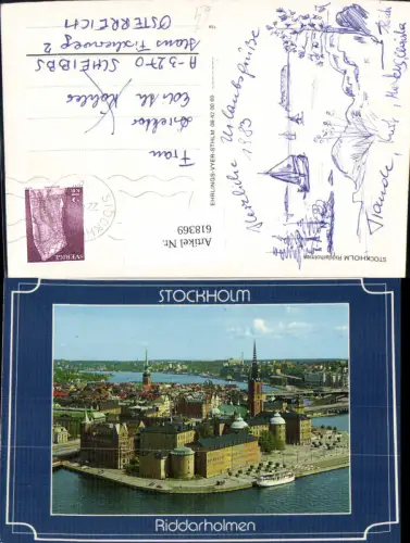 618369,Stockholm Riddarholmen Schiff Dampfer Sweden